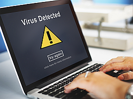Icône virus / désinfection